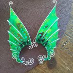 Mermaid ear cuffs green