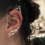 Elf ear cuff silver